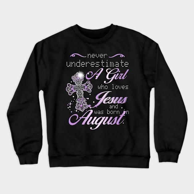 August Girl Crewneck Sweatshirt by xylalevans